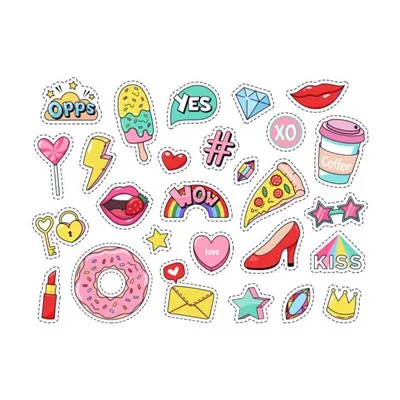 Słodka naklejka z kreskówek Naklejka winylowa