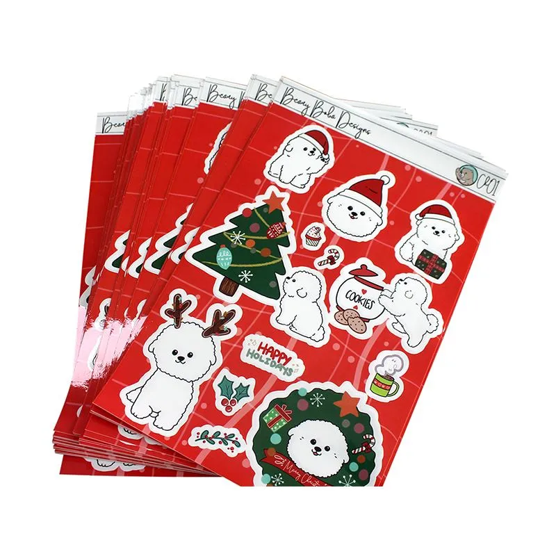 Waterproof Adhesive Cartoon Sticker Digital Print